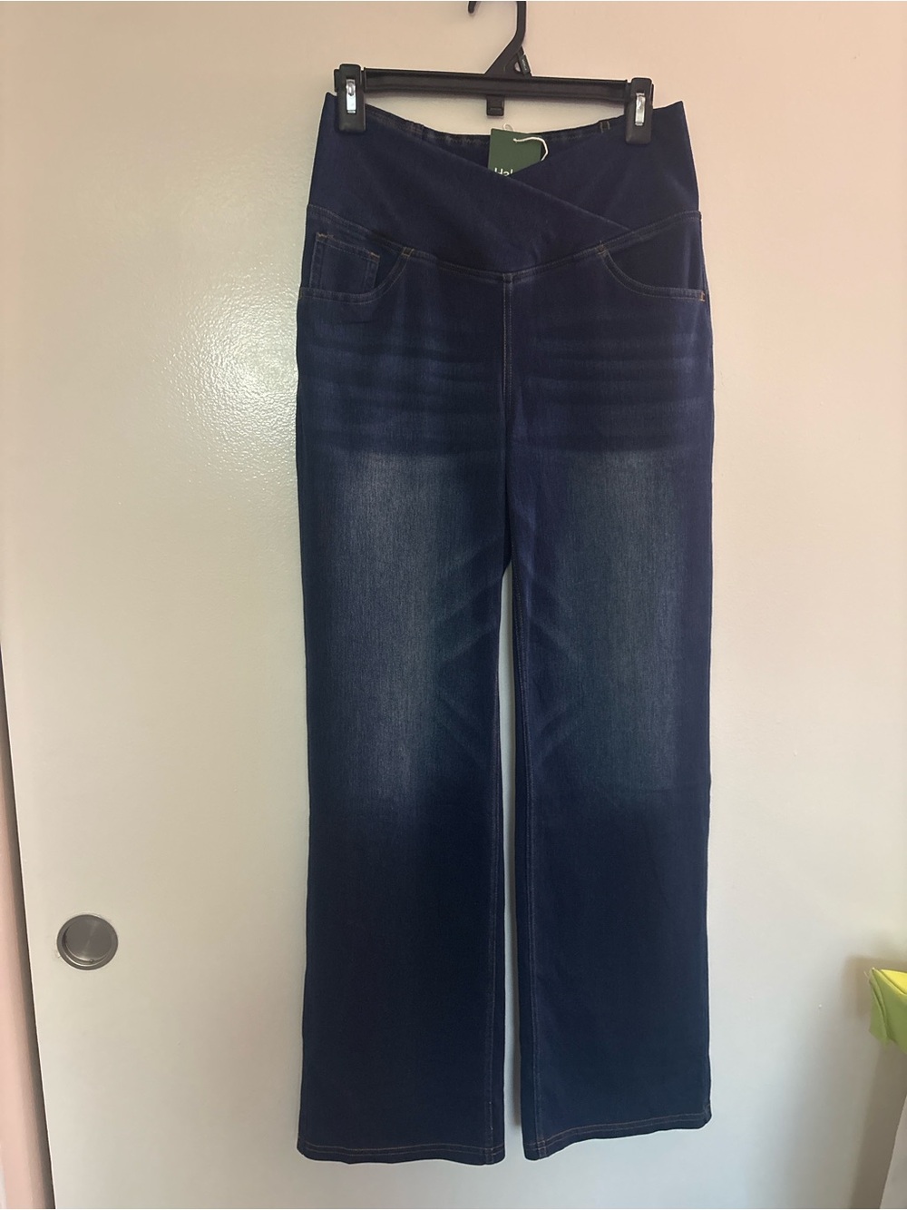 High-Waist Dark Blue Women’s Flex Jeans